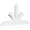 Ekena Millwork Richland Architectural Grade PVC Gable Bracket, 72"W x 36"H x 4"D x 6"F, 12/12 Pitch GBP072X36X0406RIC00 - alternate 1
